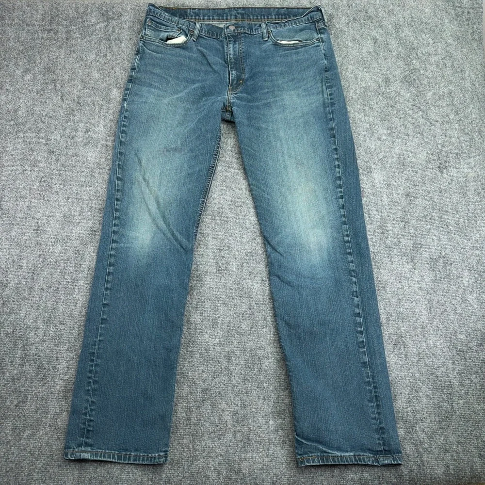 Levis 541 Athletic Taper Jeans Mens 38x33 Blue Denim Medium Wash Stretch‎ Pants